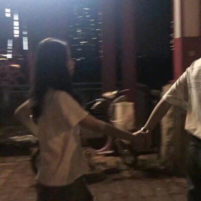 唯美真人情头高清情侣头像