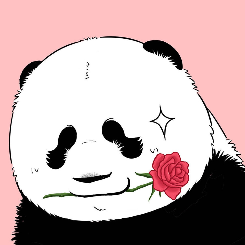 熊猫头像可爱漫画图片