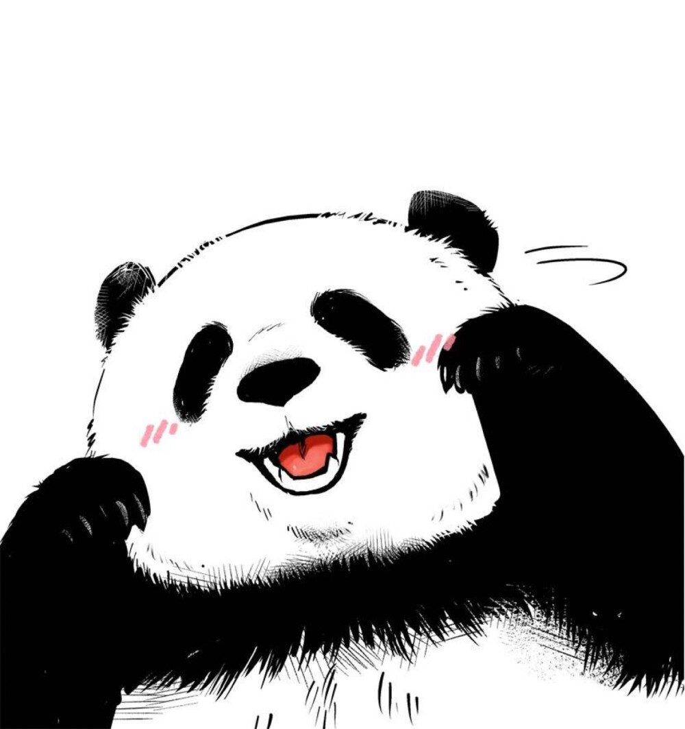 QQ熊猫 漫画图片