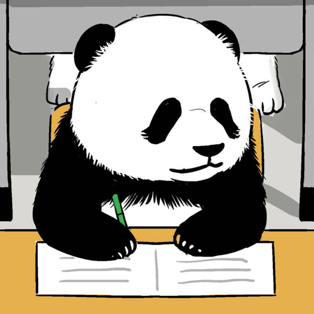 熊猫头像贱萌q版图片
