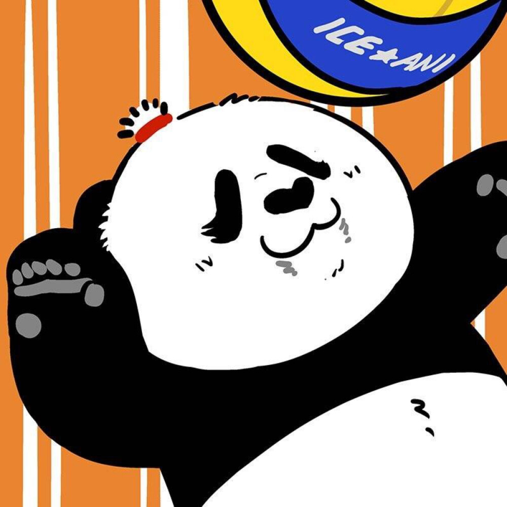 动漫熊猫头像霸气图片