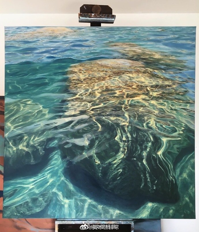 海 水面画法 教程 绘画 油画