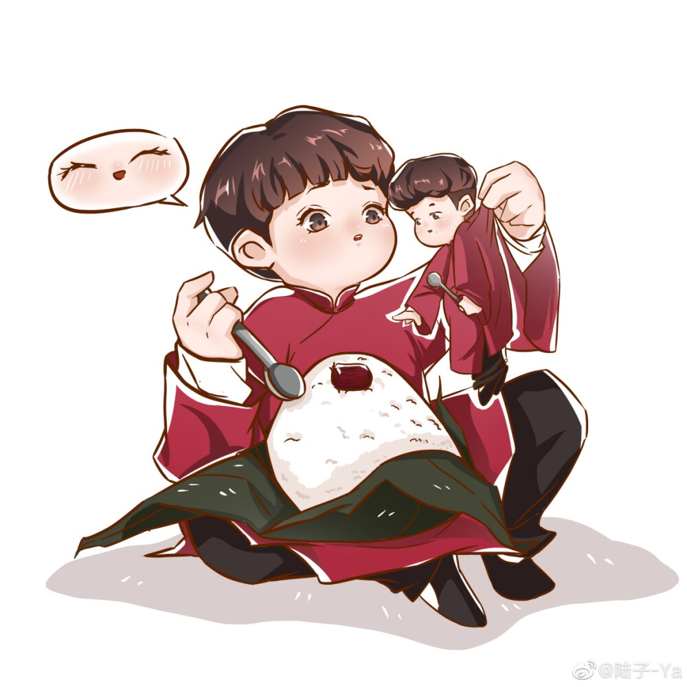 堂良情头图源wb@陆子-ya