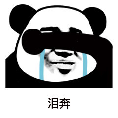 泪奔(熊猫头表情包)