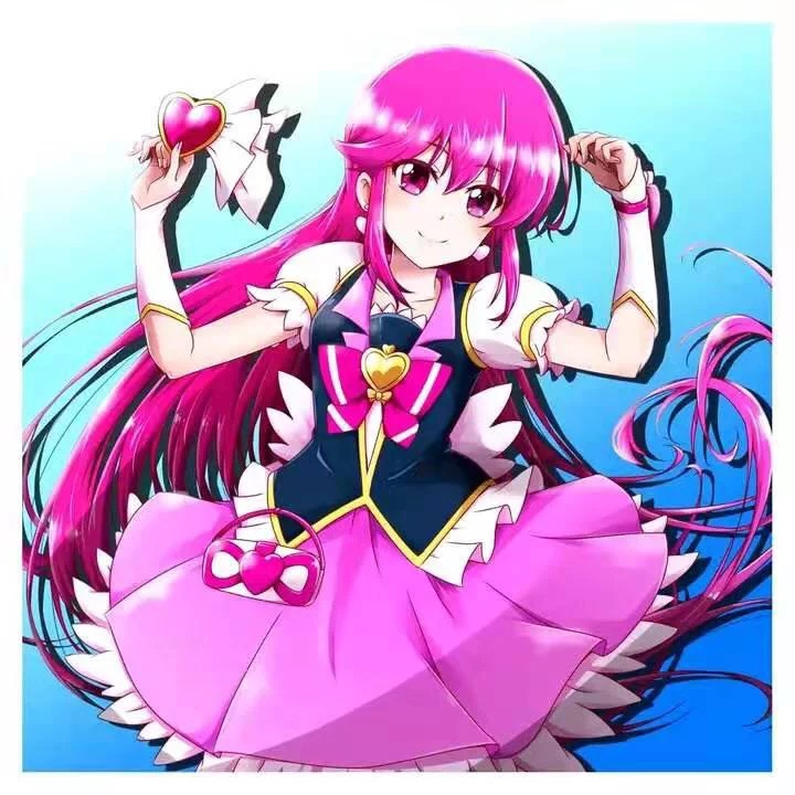 茶几光之美少女散发