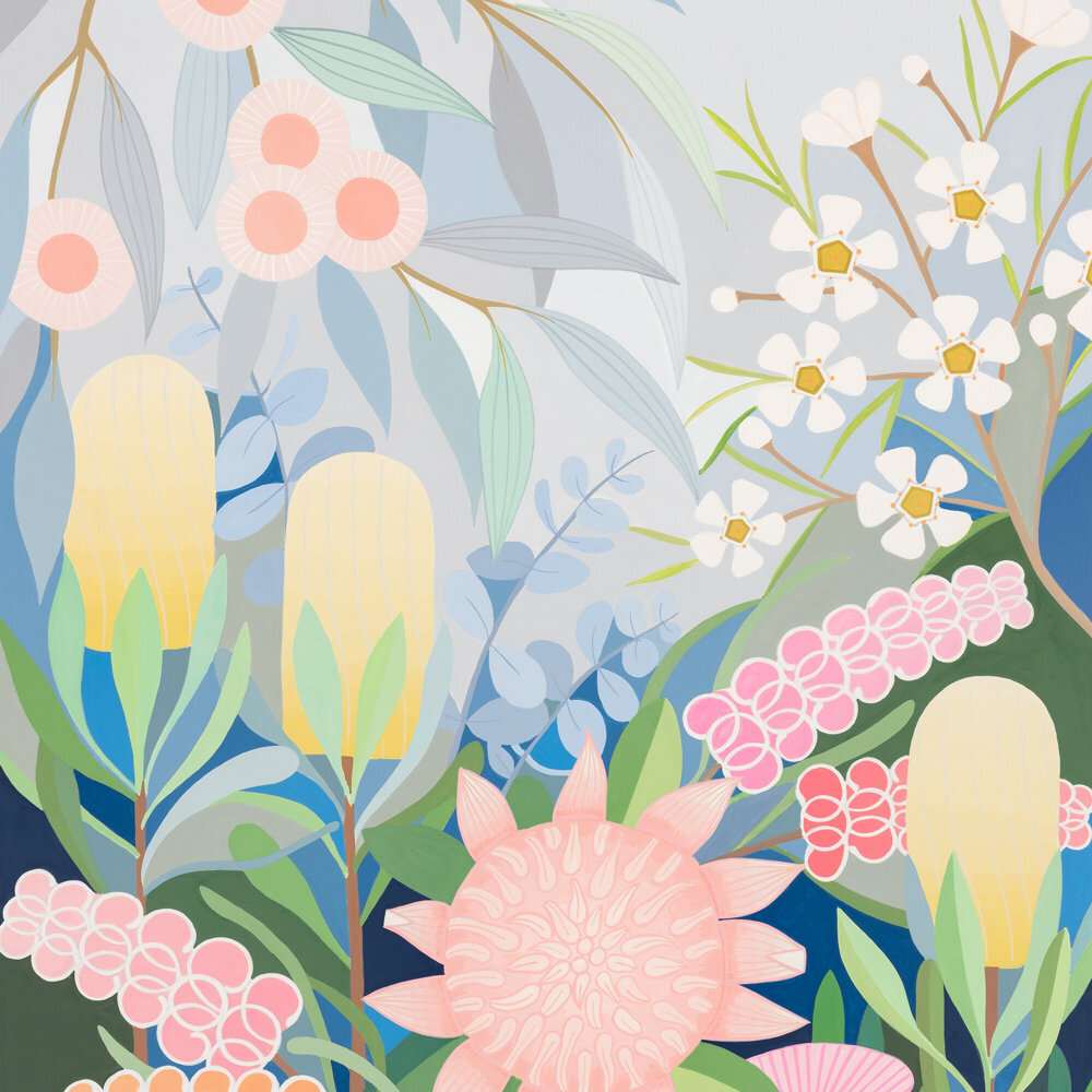 花卉,作者:插画师 claire ishino