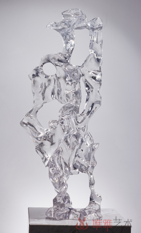 唯雅艺术作品集-晶莹剔透的铂晶艺术品