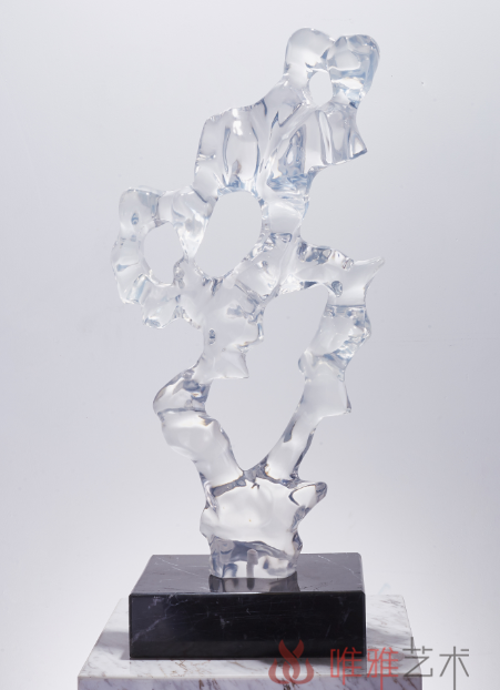 唯雅艺术作品集-晶莹剔透的铂晶艺术品