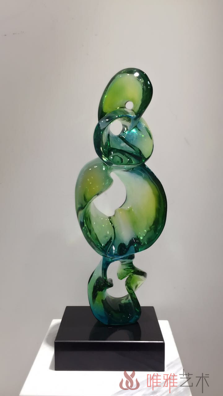 唯雅艺术作品集-晶莹剔透的铂晶艺术品