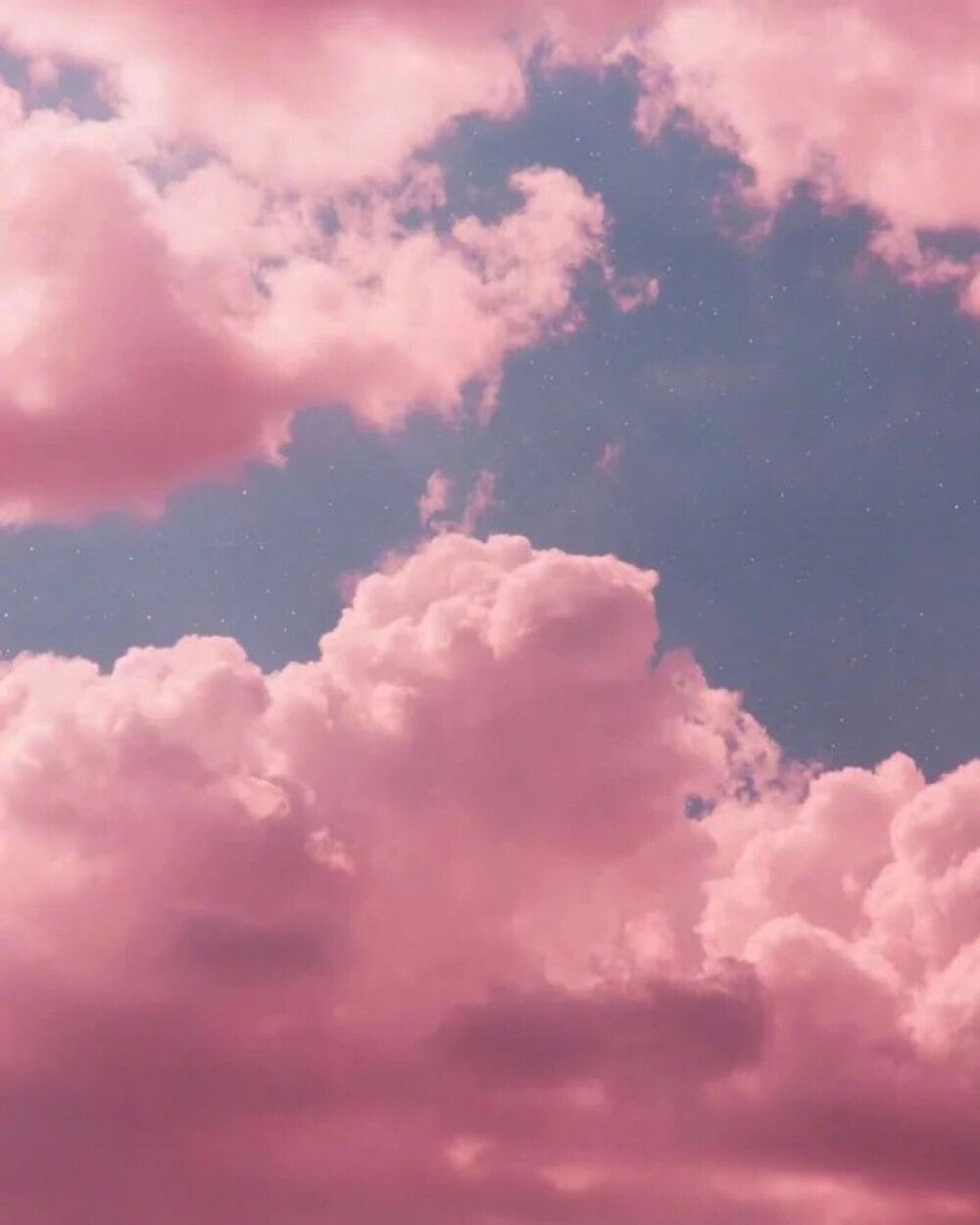天空照片唯美 粉色图片