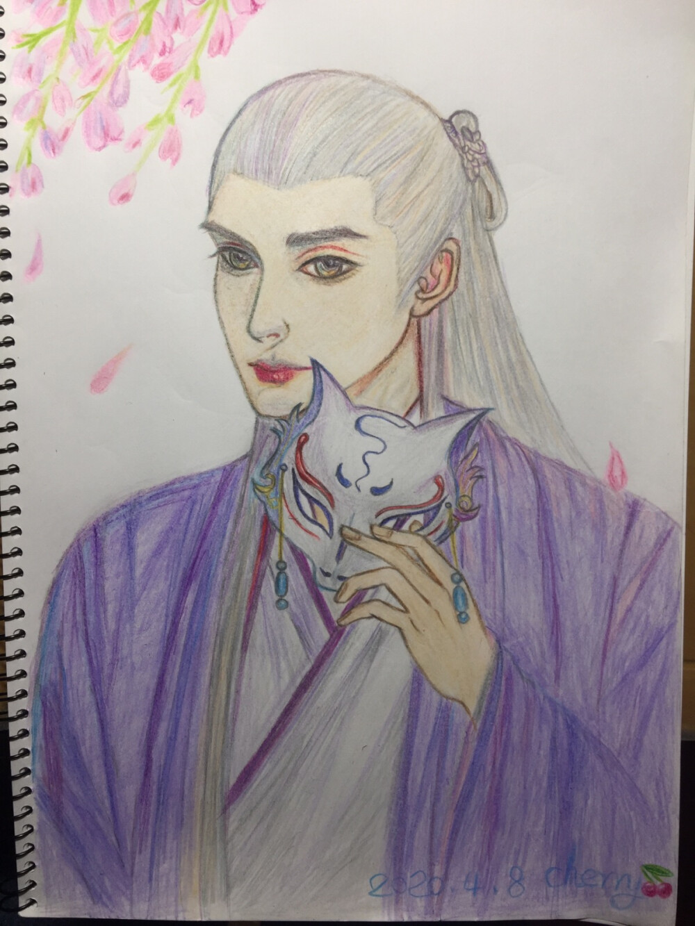 三生三世枕上书# 彩铅画