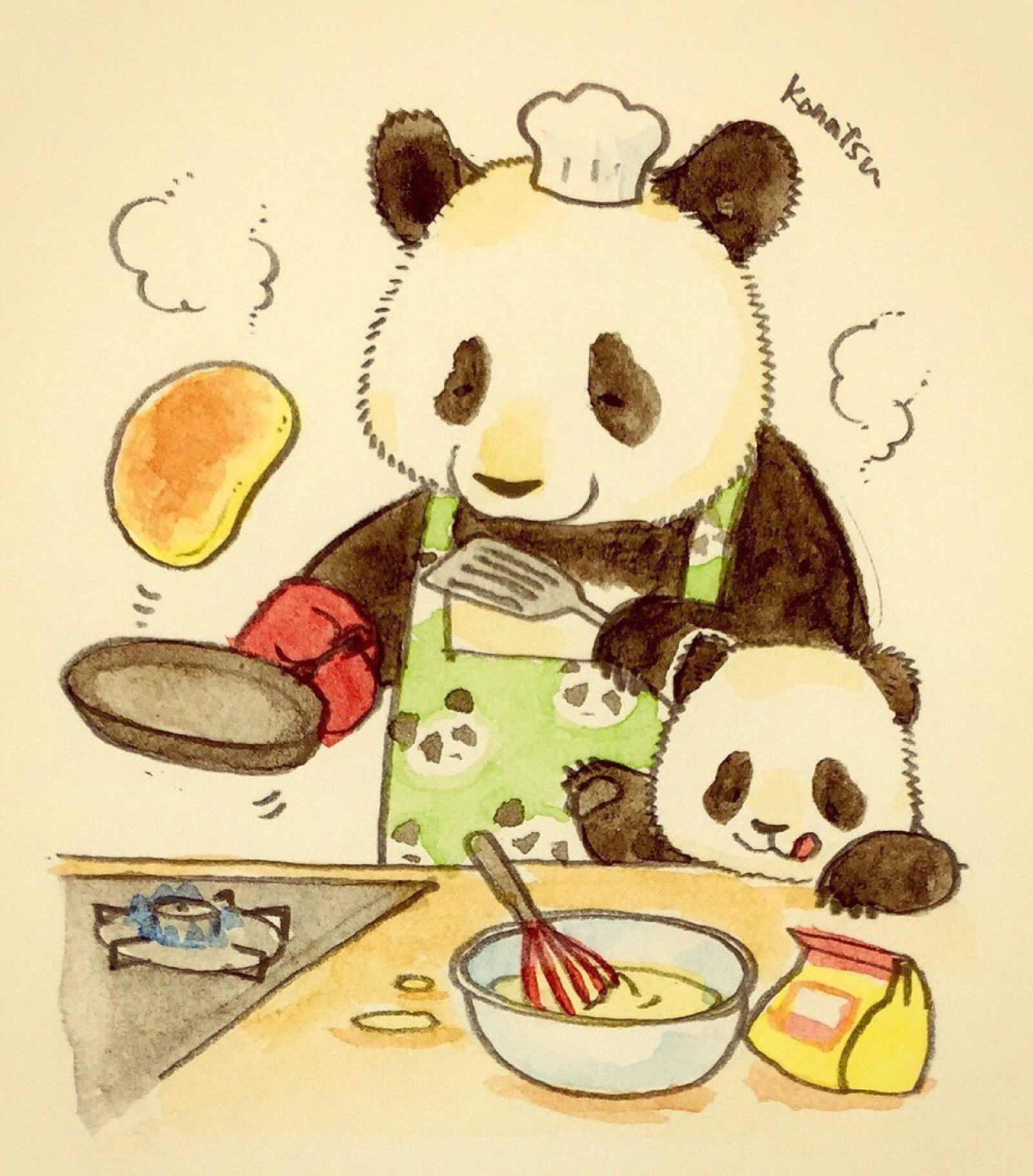 分享ins konatsu-tunacan超萌插画[兔子][爱你]