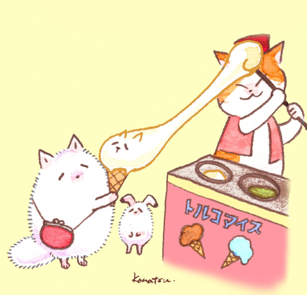 分享ins konatsu-tunacan超萌插画[兔子][爱你]