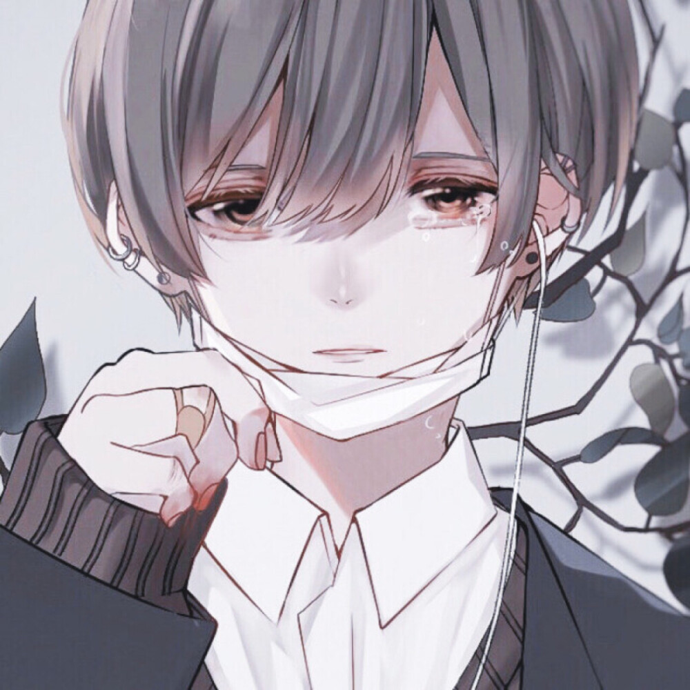 口罩动漫头像男生头像神仙背景赞评论更多