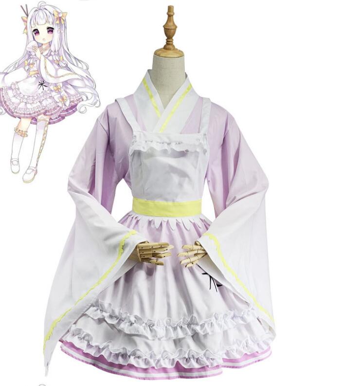 cosplay可爱服装,兰cosplay 娘cos服萝莉裙白米饭cos服洛丽塔cosply服装女,lovelive 古风 可爱风