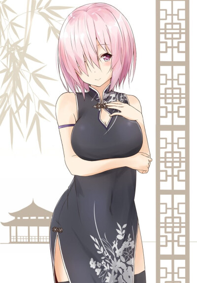二次元旗袍美女