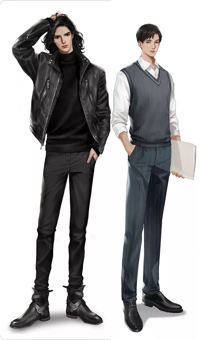 现代人设,男,双人,平面,侵权联删