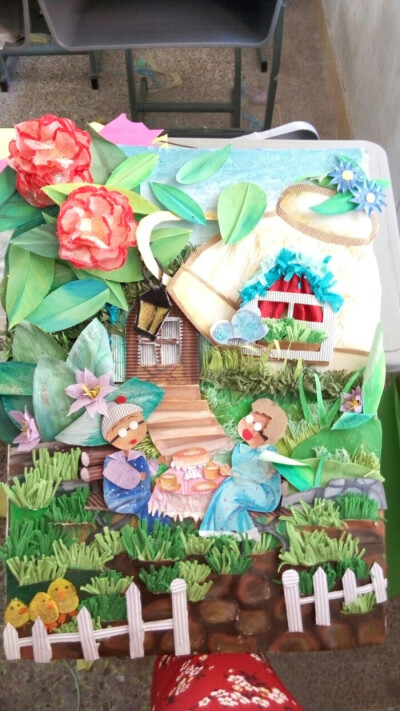 纸手工立体画
