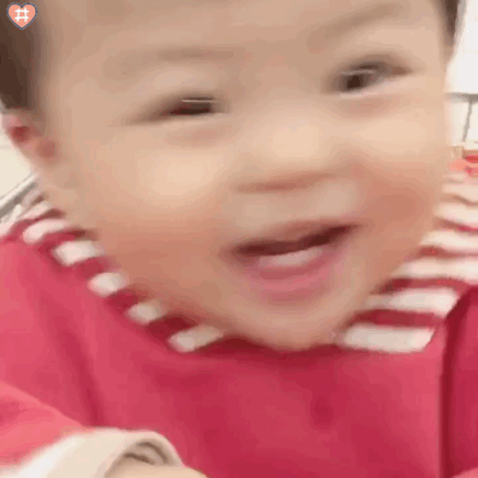 萌娃丸子妹表情包动图