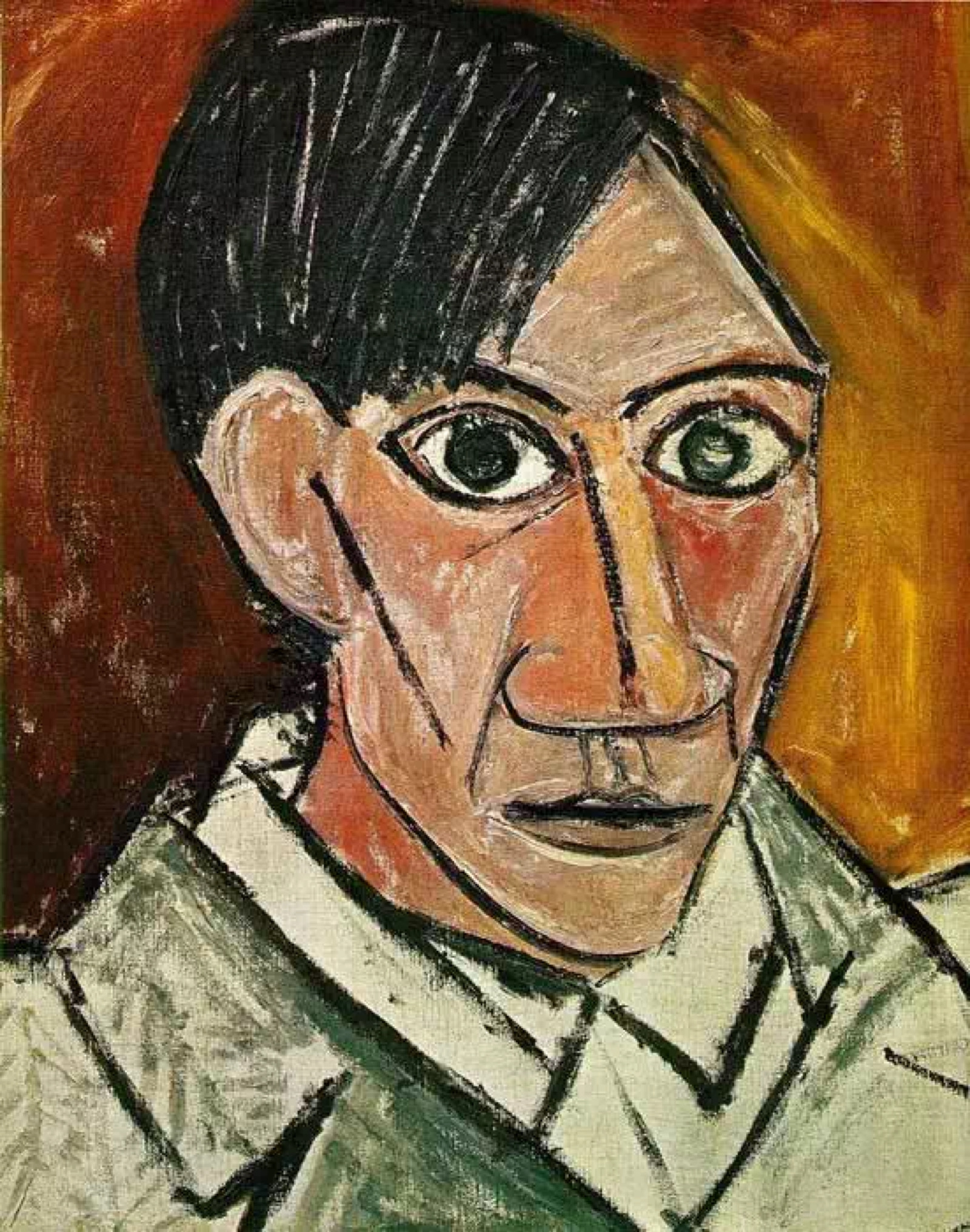 毕加索的画简单人物图片