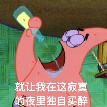 就让我在这寂寞的夜里独自买醉