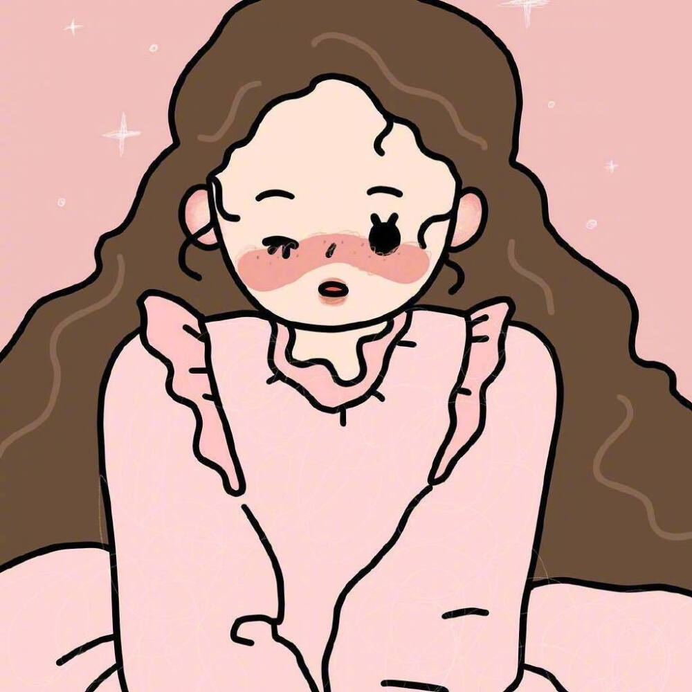 韩国插画师画笔下甜甜的女生 真的超爱这个画风 ~ ins:mini_illust