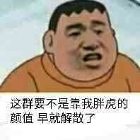 这群要不是靠我胖虎的颜值早就解散了!