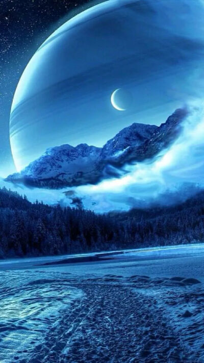 灿烂星空背景图