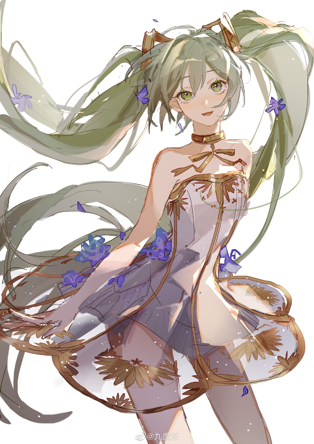 初音未来画师微博:九度乐