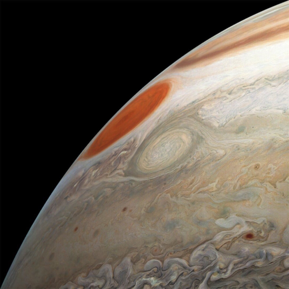 在地球上看木星图片