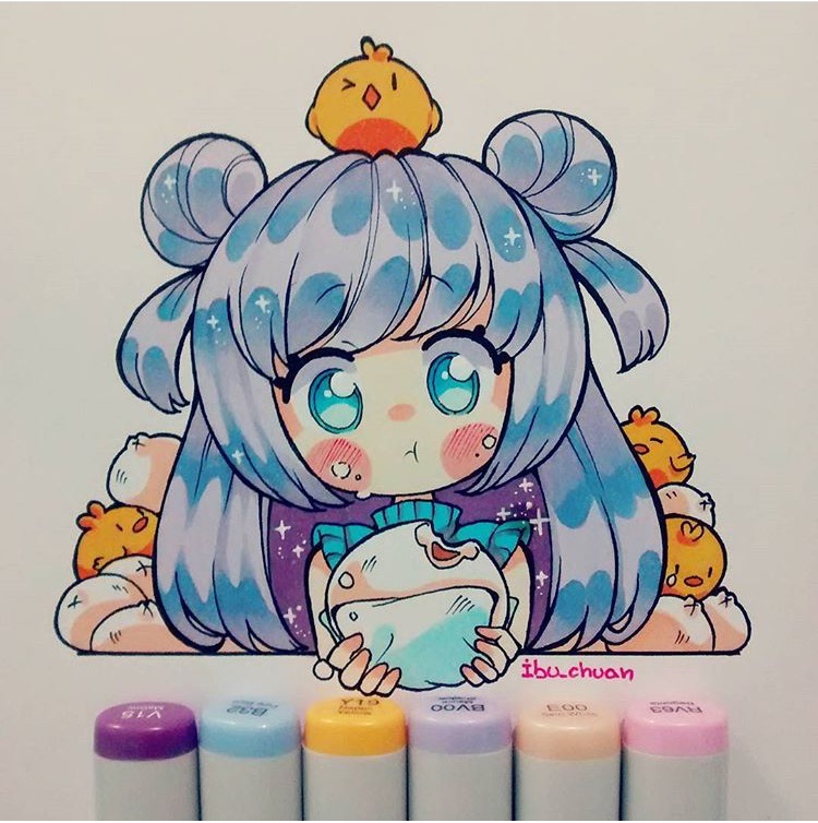 插画师 ins:ibu-chuan 作品