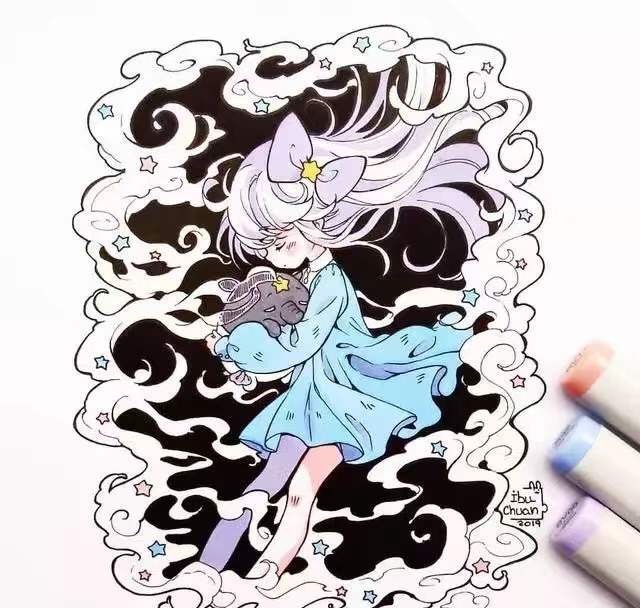 ibuchuan最新插画2020,ibuchuan最新插画 插画师 ins:ibu-chuan 作品