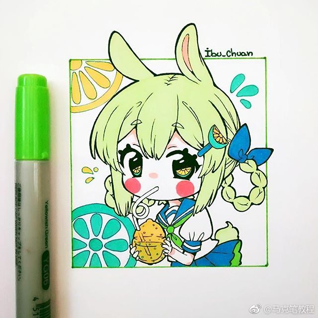 插画师 ins:ibu-chuan 作品