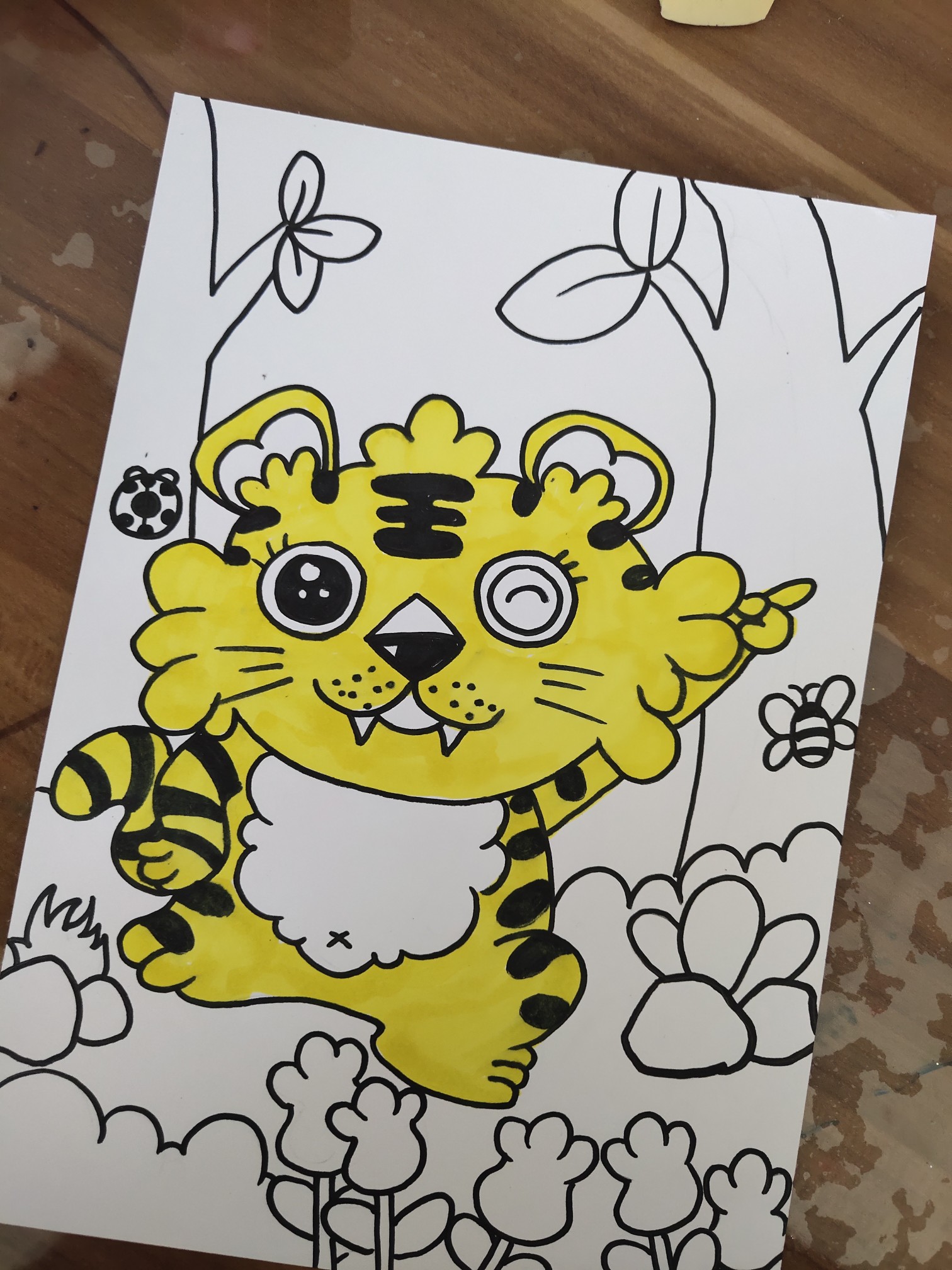小老虎奶凶奶凶的