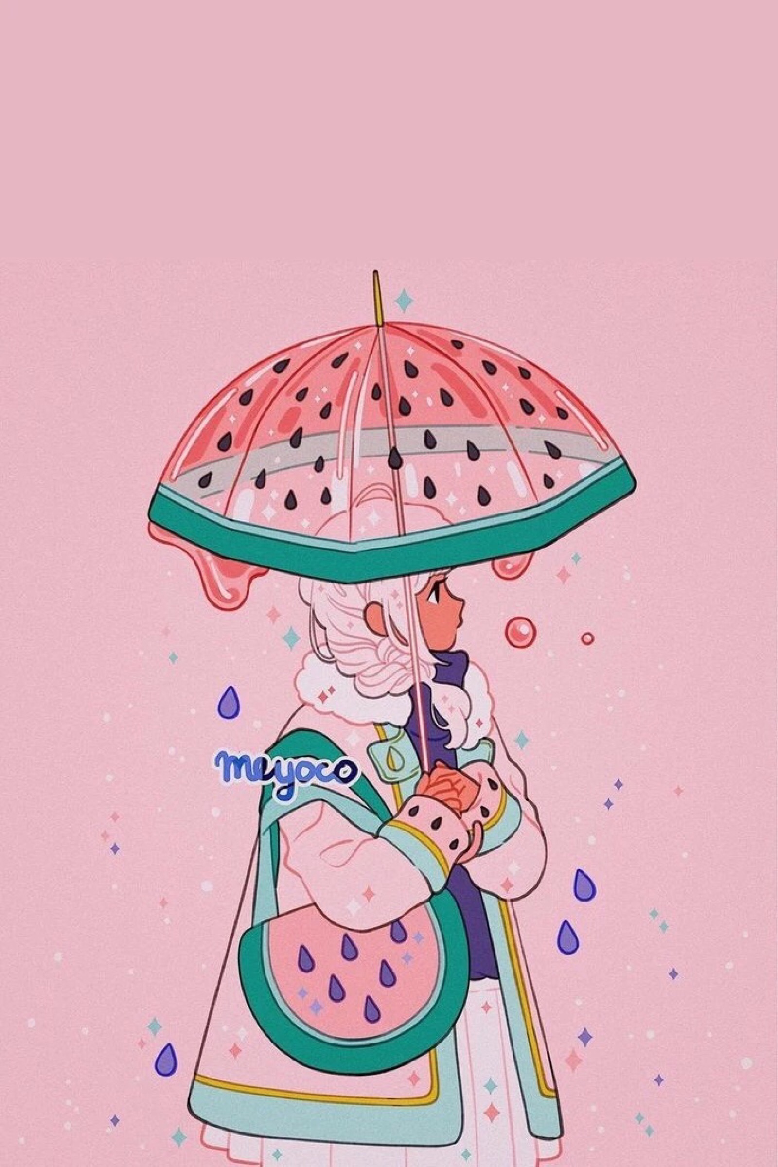 西瓜系糖果色#壁纸