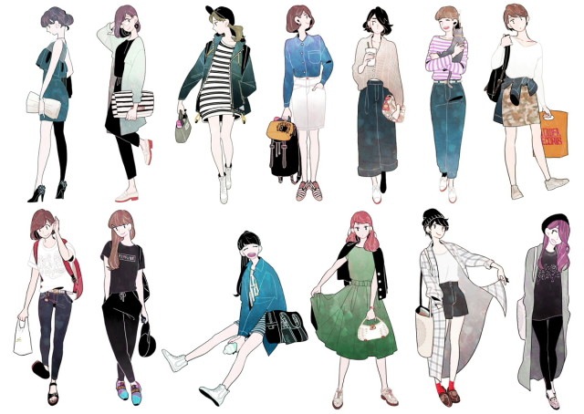 漫画素材·服饰