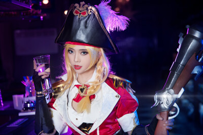 王者荣耀 虞姬 加勒比小姐cosplay