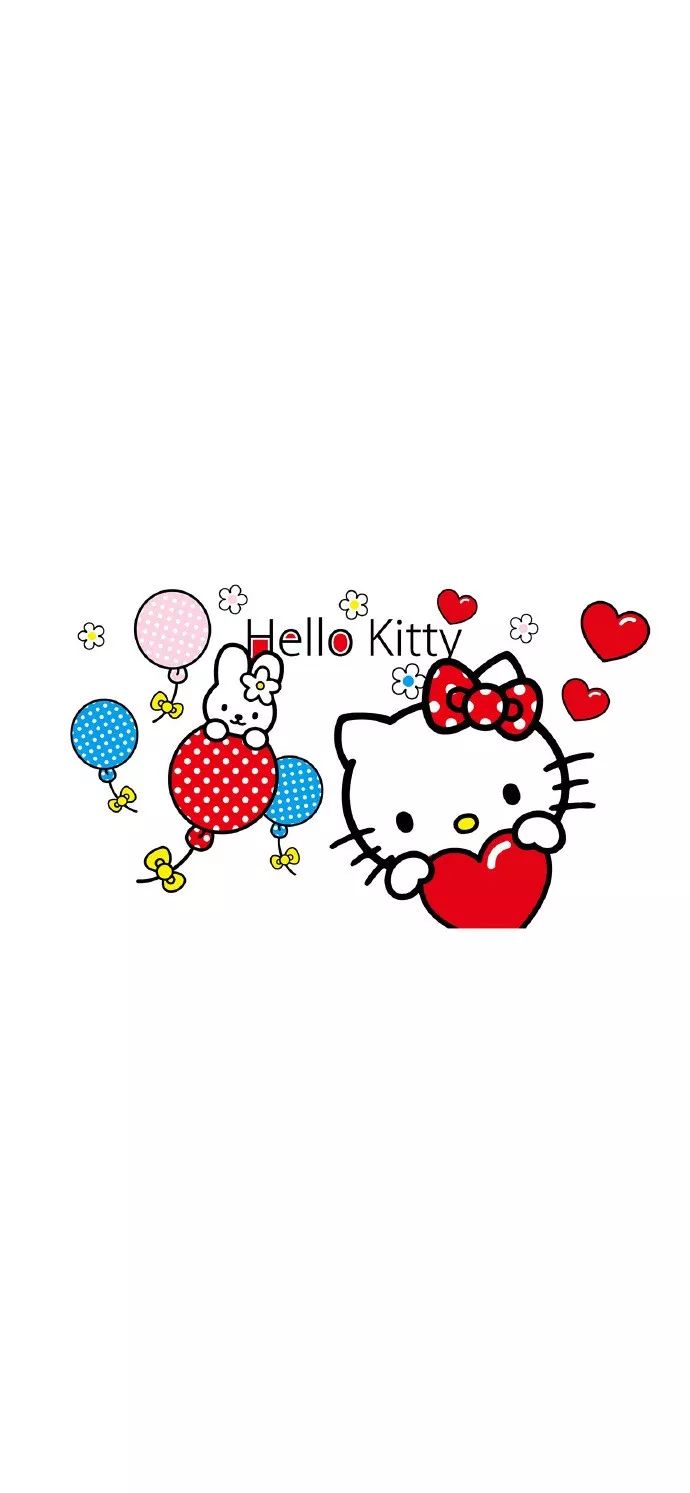 hello Kitty简约,hellokitty壁纸简约 hello kitty手机壁纸
