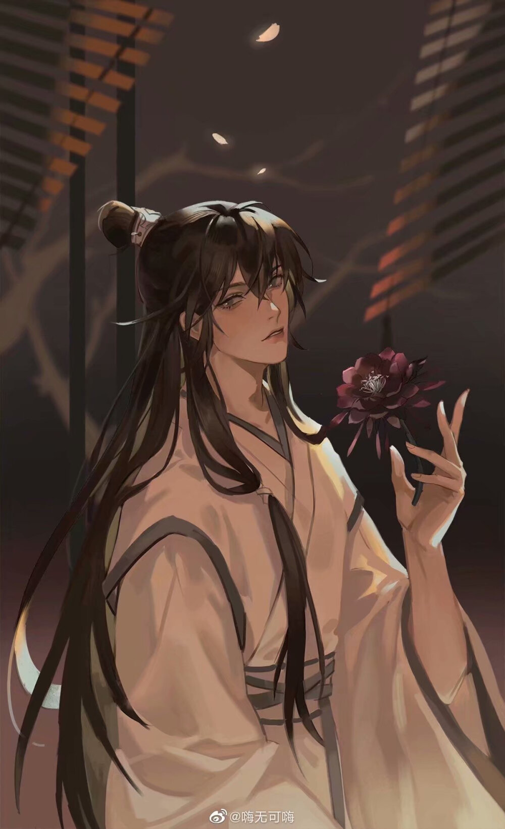 二哈和他的白猫师尊# 师昧 wb画师:嗨无可嗨