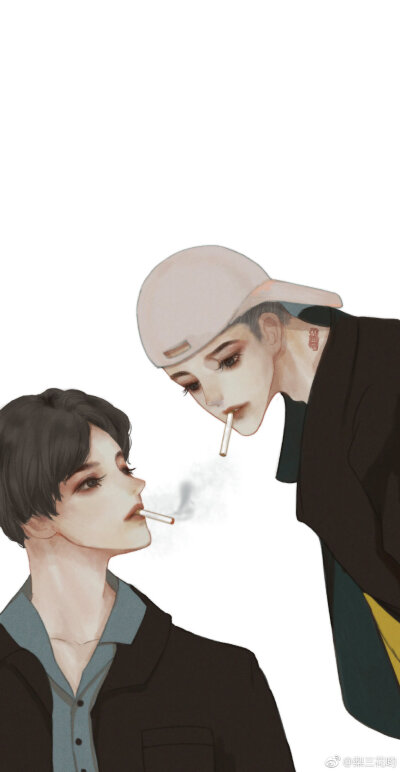 撒野巫哲蒋丞&顾飞画师微博id【梨三花哟】