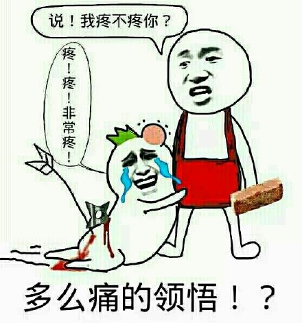 多么痛的领悟 表情包图片