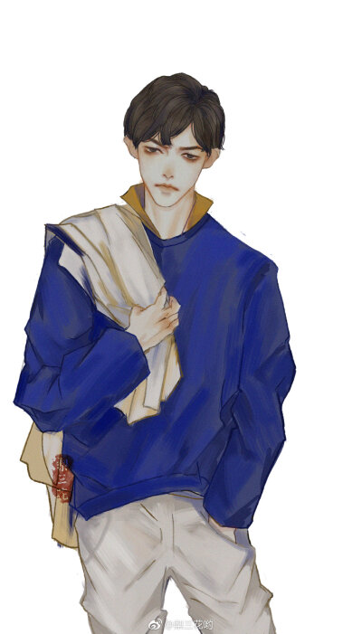 撒野巫哲蒋丞&顾飞画师微博id【梨三花哟】