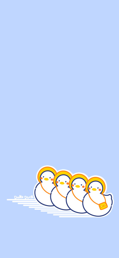可爱鸭·壁纸 cr. 大可鸭dake