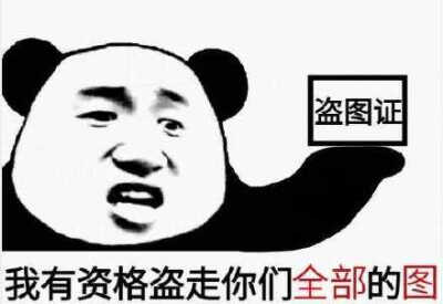 盗图证表情包许可证图片