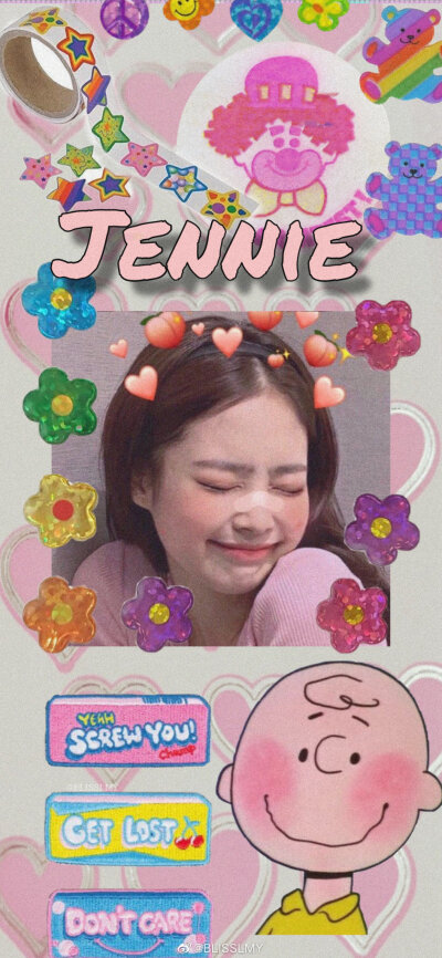 blackpink/粉墨-jennie/珍妮(人间香奈儿)拼贴壁纸~壁纸/锁屏壁纸