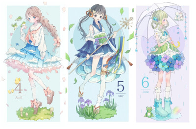 月份拟人画师:しらほ twi: shiraho65