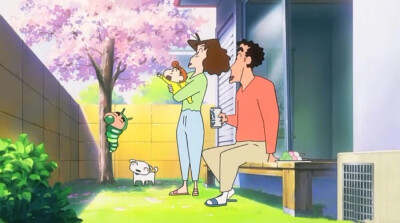温馨的一家人#蜡笔小新