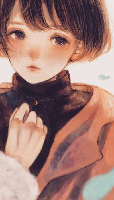 插画师:orie(twi:orie_h)的作品可爱的鹿眼女孩