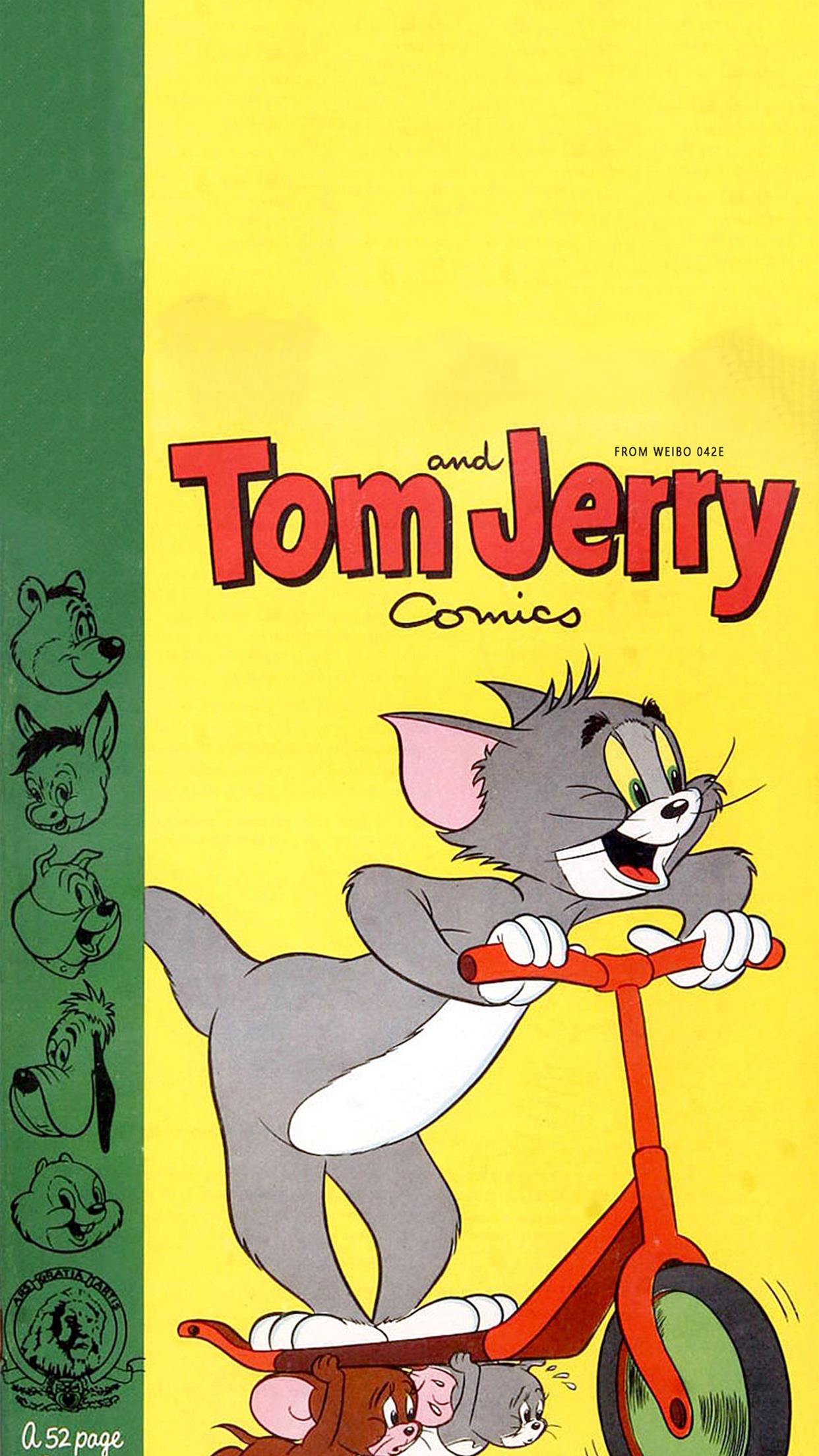 猫和老鼠海报风系列壁纸 tom and jerry#卡通壁纸#高清#动漫#平铺