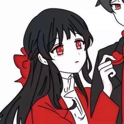 蒙眼睛情侣头像